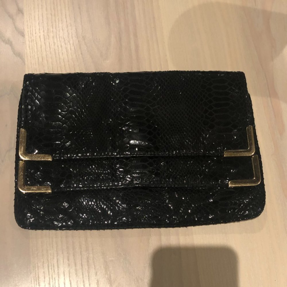 Michael Kors black clutch
